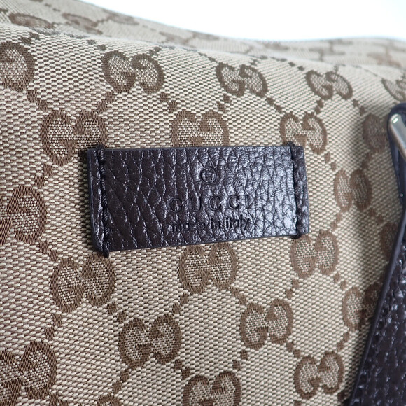 Authentic Gucci GG Canvas Boston Duffle Bag - Picture 8 of 11